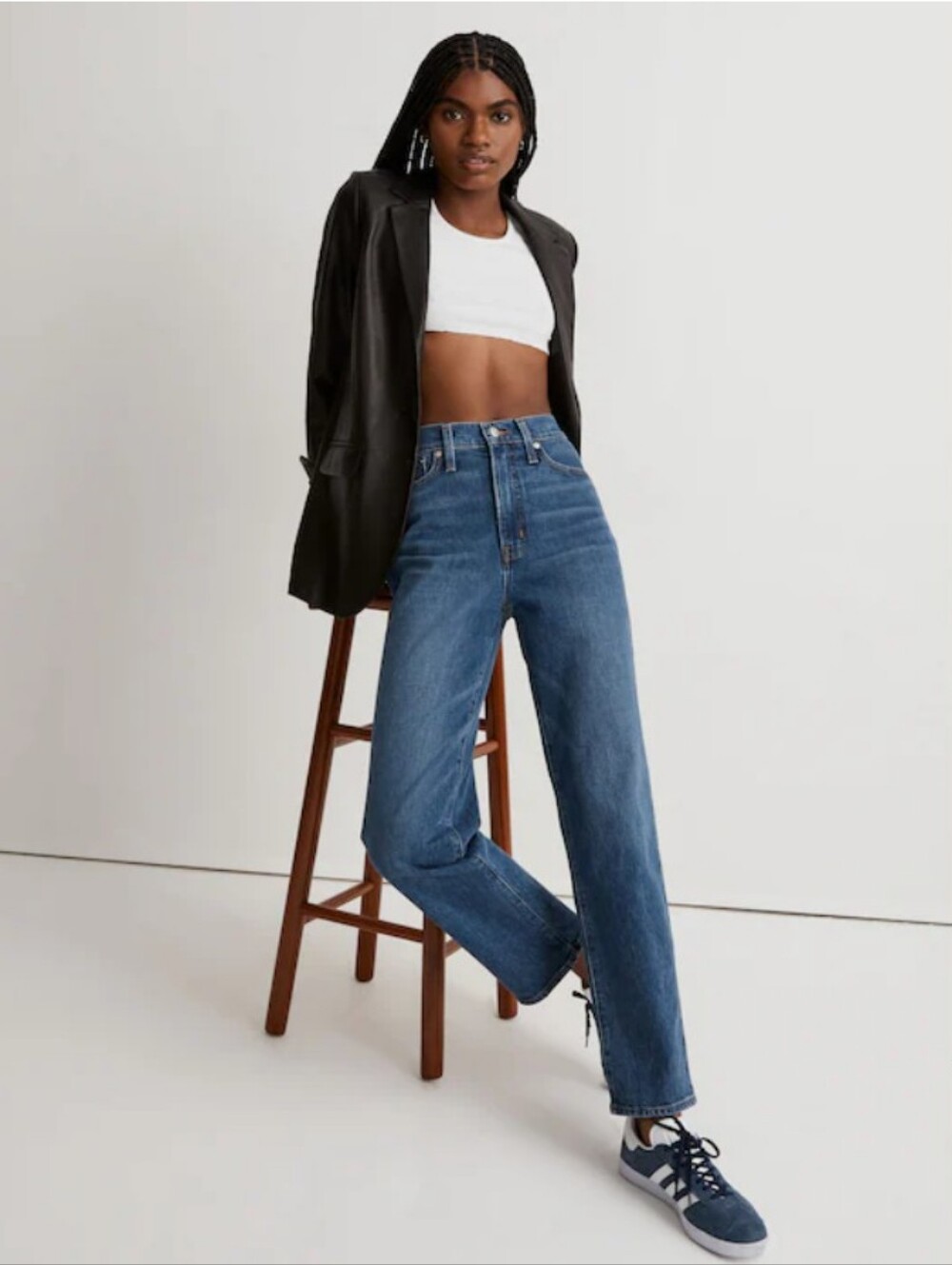 Madewell The Petite Perfect Vintage Straight Jeans 28